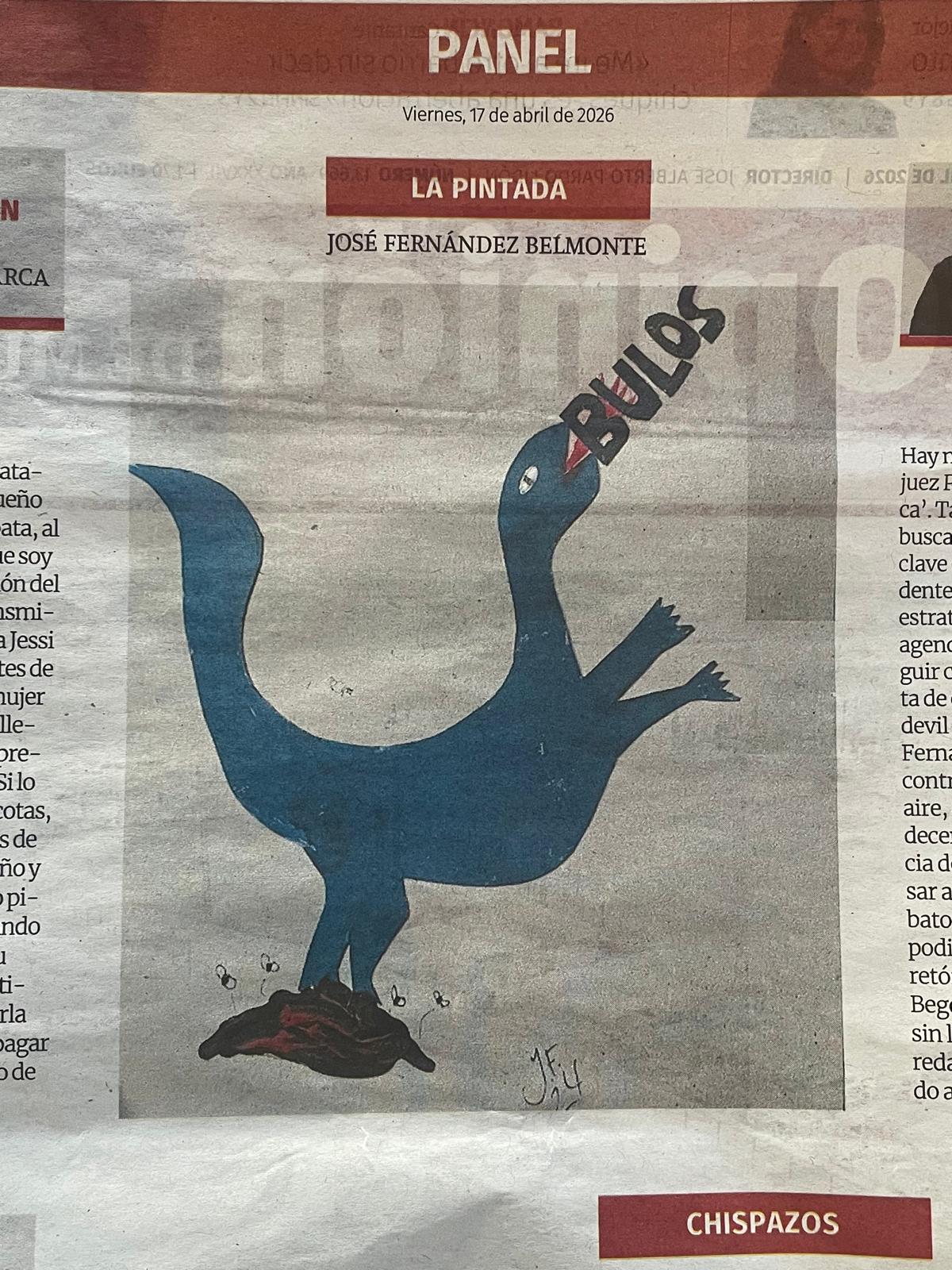 La Pintada nº 5: «Bulos», publicada el Viernes, 17 de abril de 2026 en La Opinión de Murcia