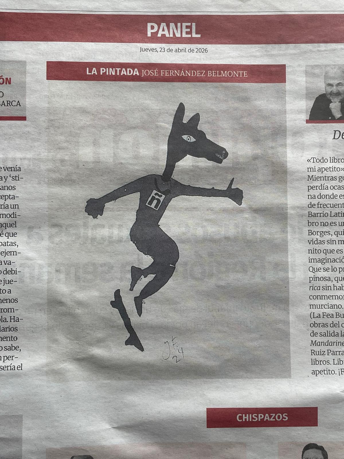 La Pintada nº 8: «Ñ de España», publicada el Jueves, 23 de abril de 2026 en La Opinión de Murcia