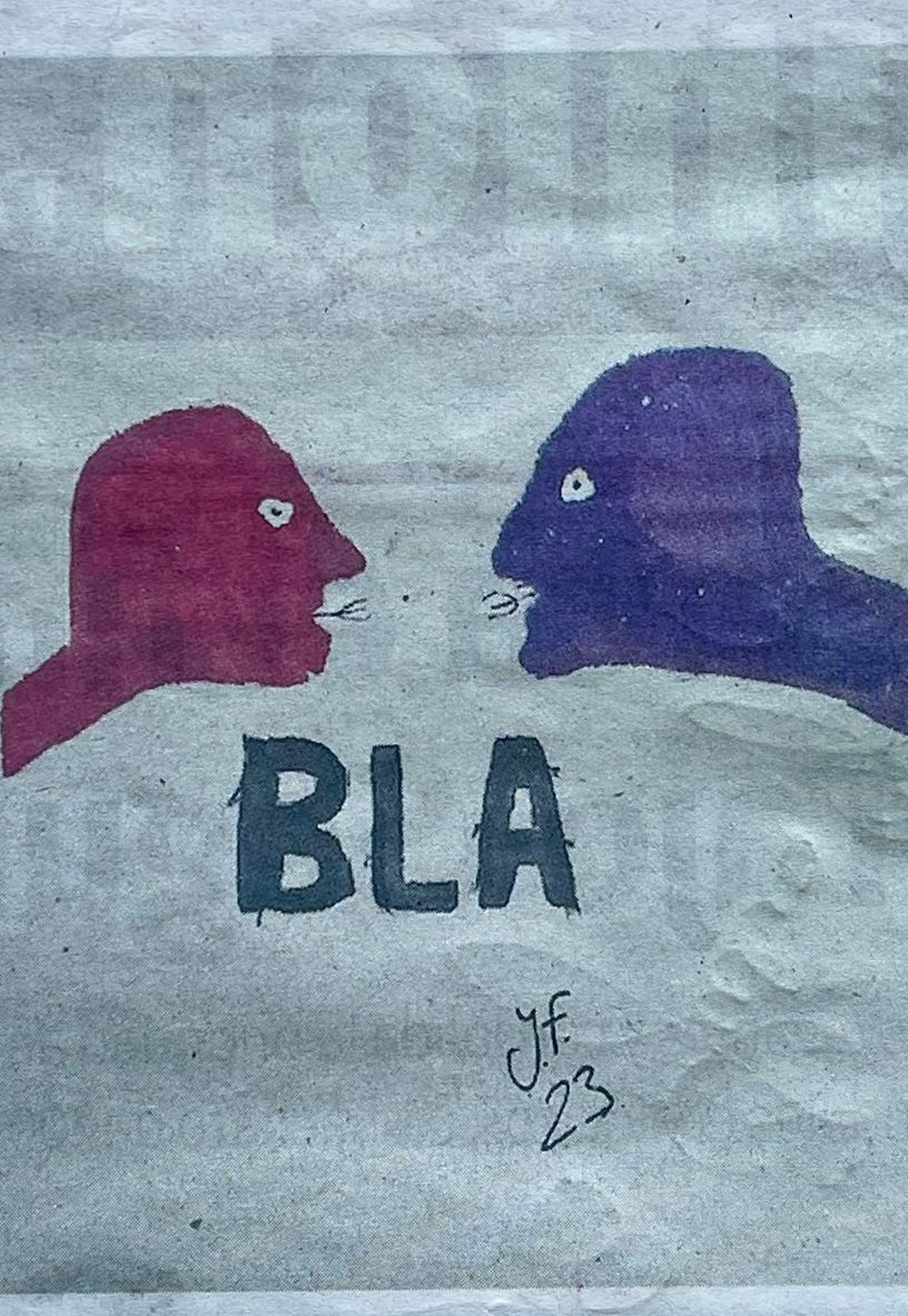 La Pintada nº 22: «Bla», publicada el Viernes, 22 de mayo de 2026 en La Opinión de Murcia