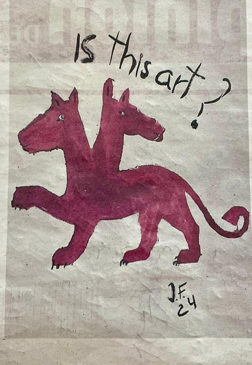 La Pintada nº 28: «Is this art?», publicada el Miércoles, 3 de junio de 2026 en La Opinión de Murcia