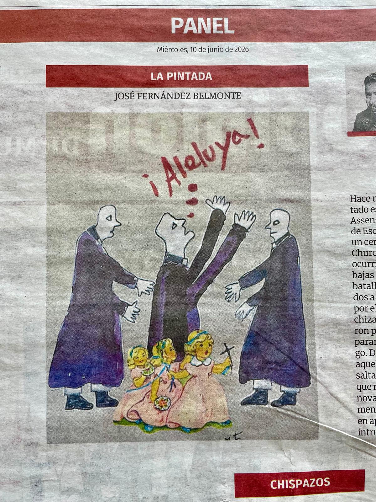 La Pintada nº 32: «Aleluya», publicada el Miércoles, 10 de junio de 2026 en La Opinión de Murcia