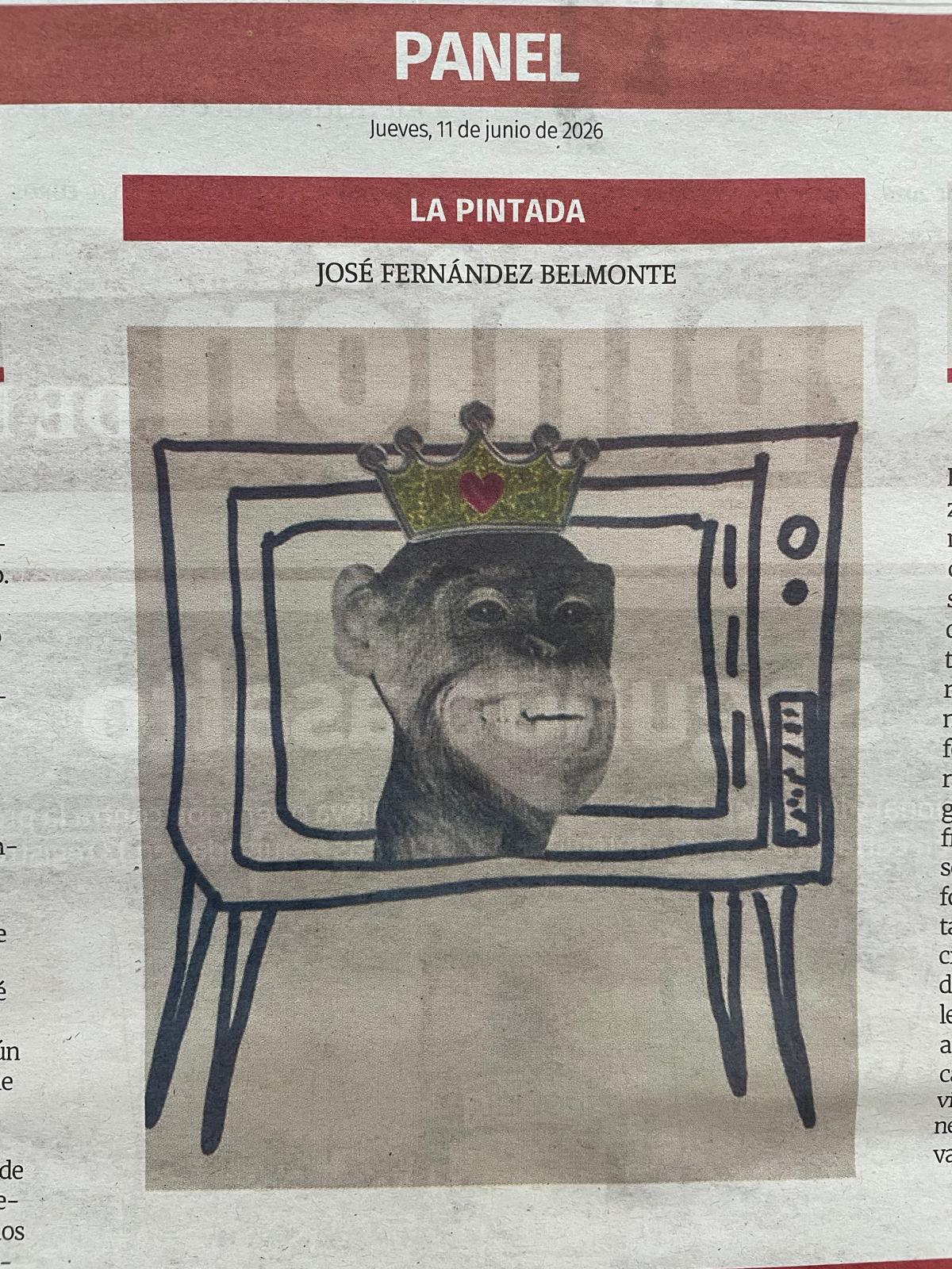 La Pintada nº 33: «Monerías», publicada el Jueves, 11 de junio de 2026 en La Opinión de Murcia