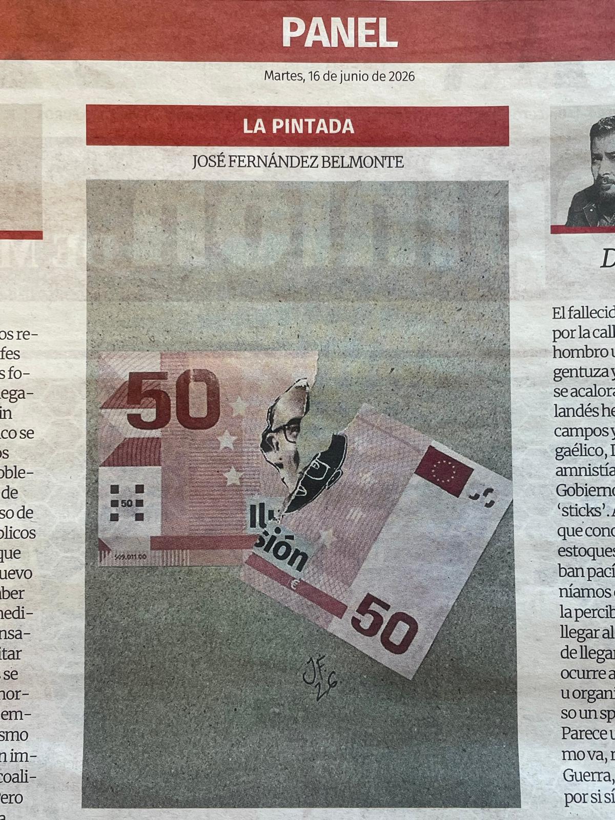 La Pintada nº 35: «Ilusión», publicada el Martes, 16 de junio de 2026 en La Opinión de Murcia
