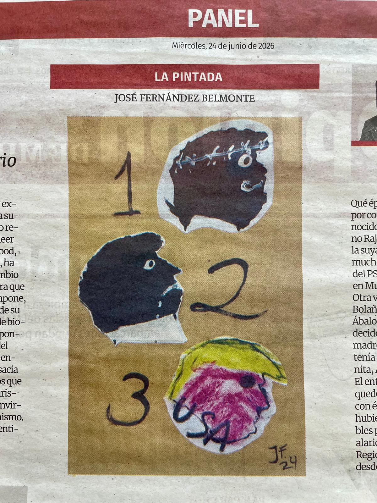 La Pintada nº 40: «¿USA?», publicada el Miércoles, 24 de junio de 2026 en La Opinión de Murcia