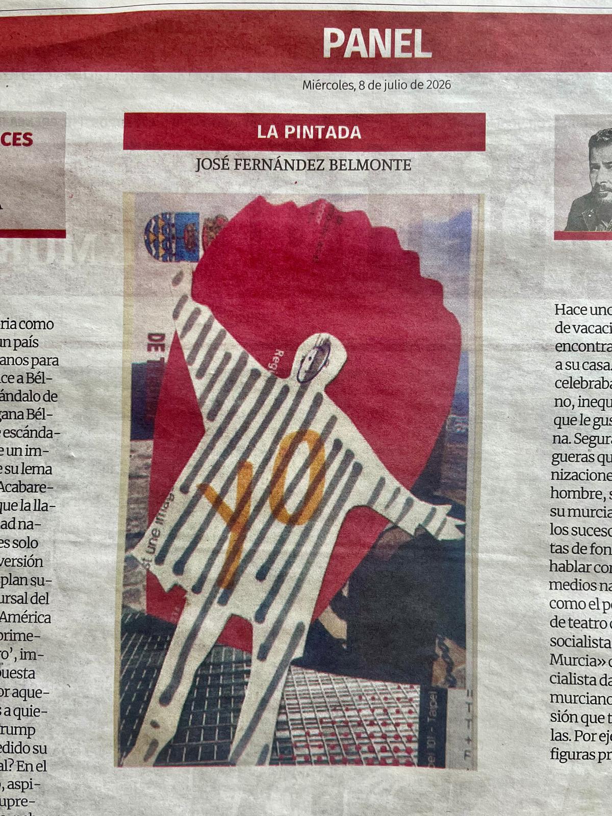 La Pintada nº 48: «Yo», publicada el Miércoles, 8 de julio de 2026 en La Opinión de Murcia