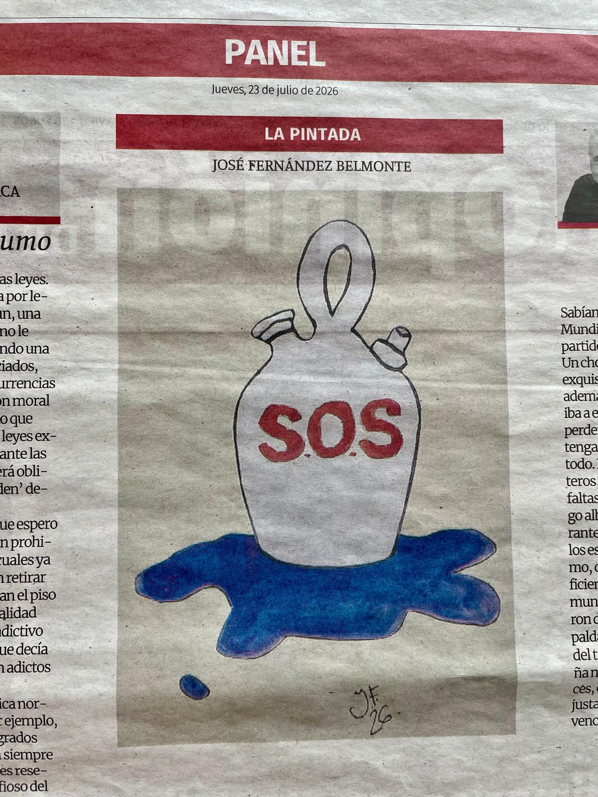 La Pintada nº 56: «Agua S.O.S», publicada el Jueves, 23 de julio de 2026 en La Opinión de Murcia