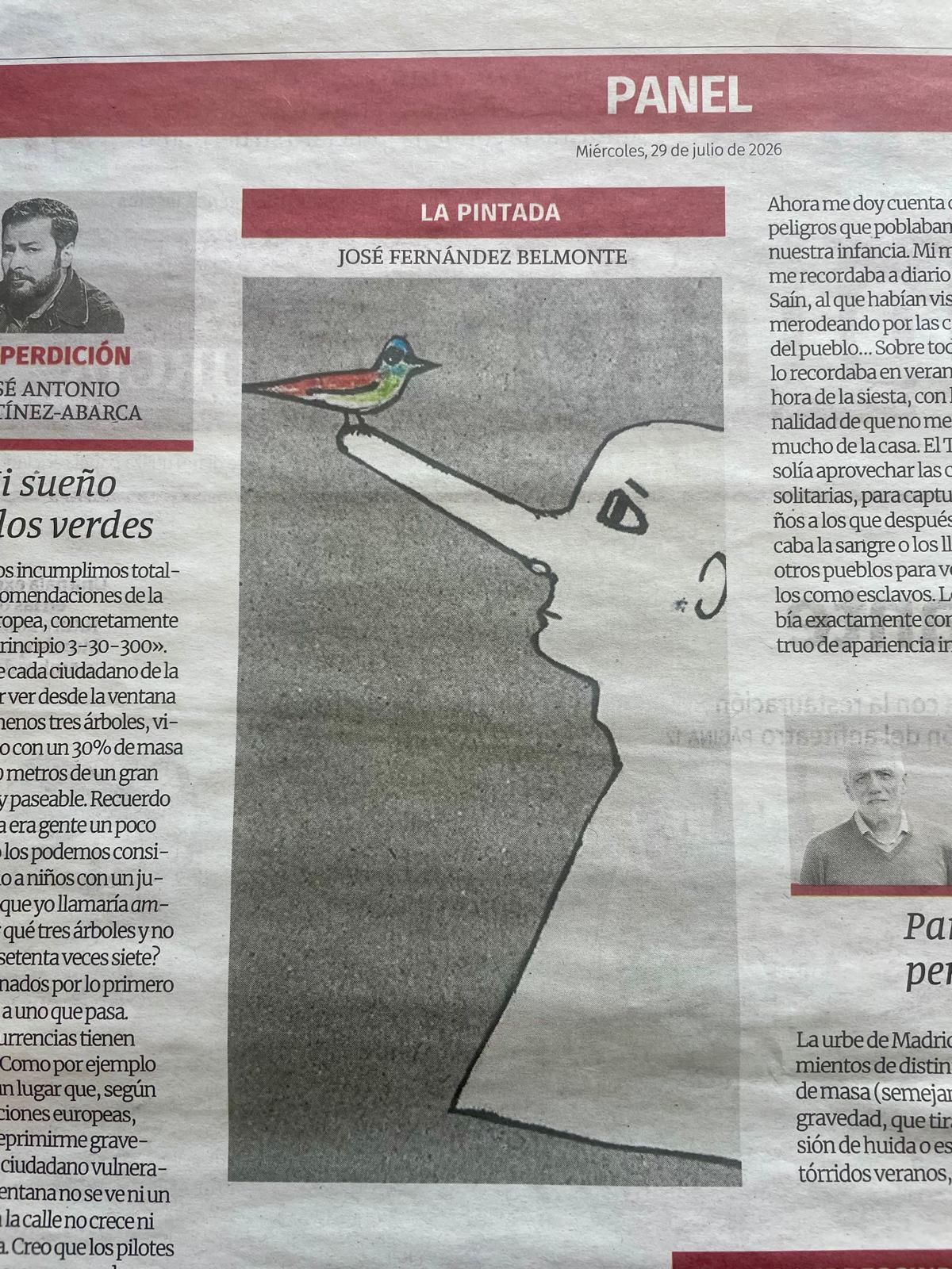 La Pintada nº 59: «Mentiras piadosas», publicada el Miércoles, 29 de julio de 2026 en La Opinión de Murcia