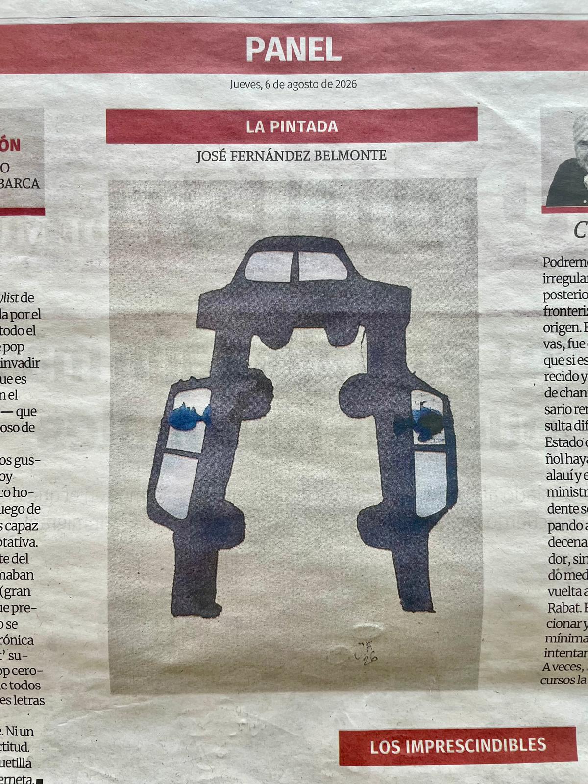 La Pintada nº 64: «Dolmen car», publicada el Jueves, 6 de agosto de 2026 en La Opinión de Murcia