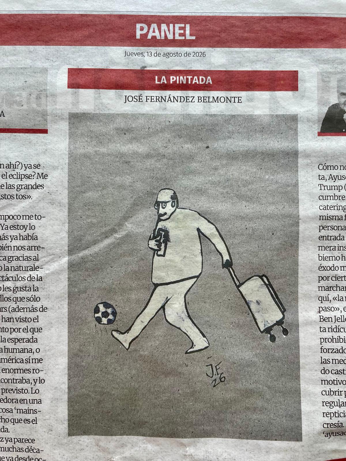 La Pintada nº 67: «¡Última llamada!», publicada el Jueves, 13 de agosto de 2026 en La Opinión de Murcia